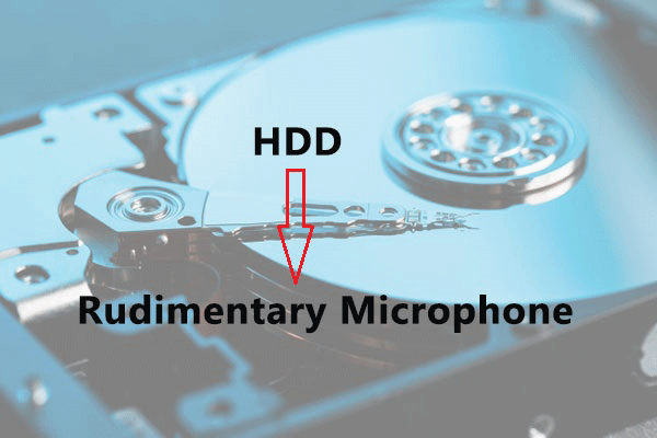 Hard Disk Drive Could Be Used as Rudimentary Microphone