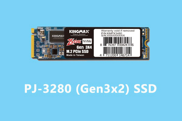 KINGMAX Introduced Its Entry-level PJ-3280 (Gen3x2) SSD