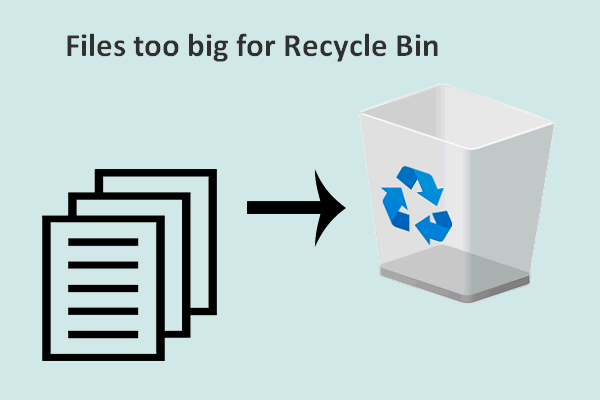 Accidentally Deleted Files Too Big For Recycle Bin, Recovery Tip