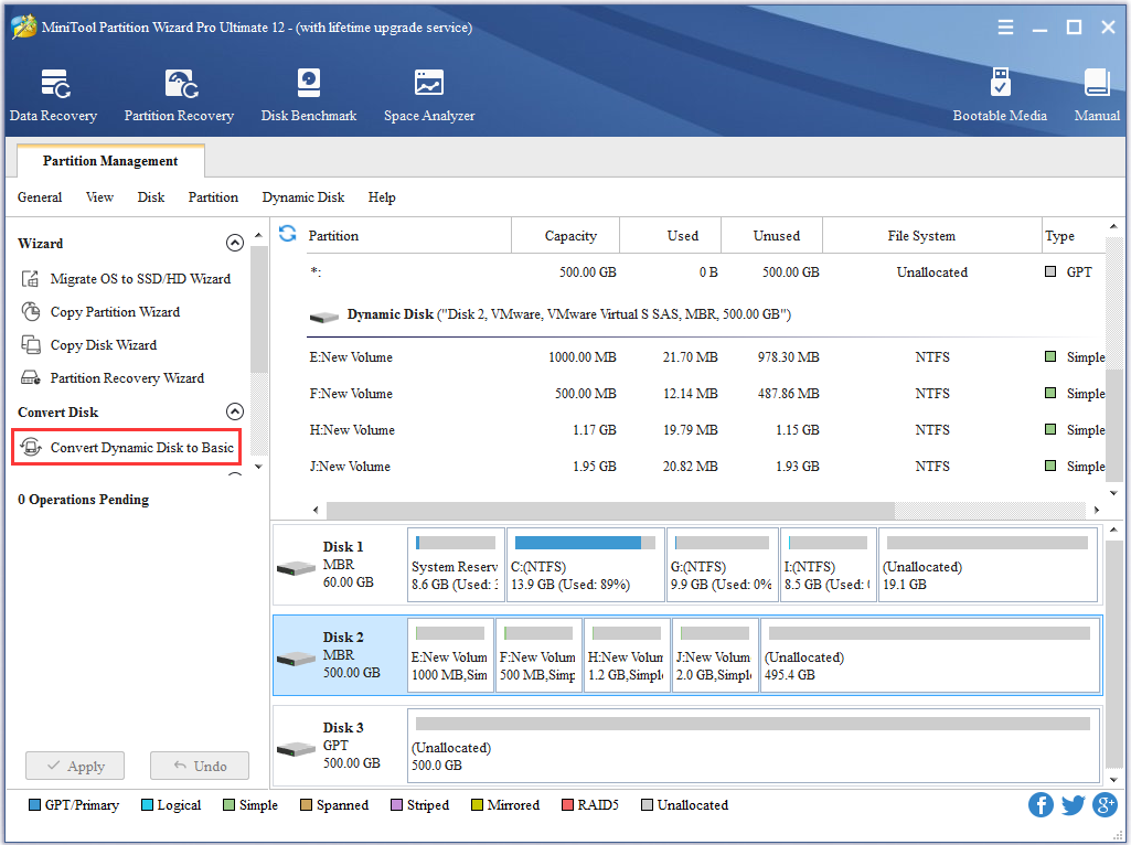 How to Convert Dynamic Disk to Basic Disk