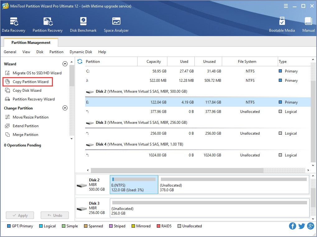 Copy Partition Wizard