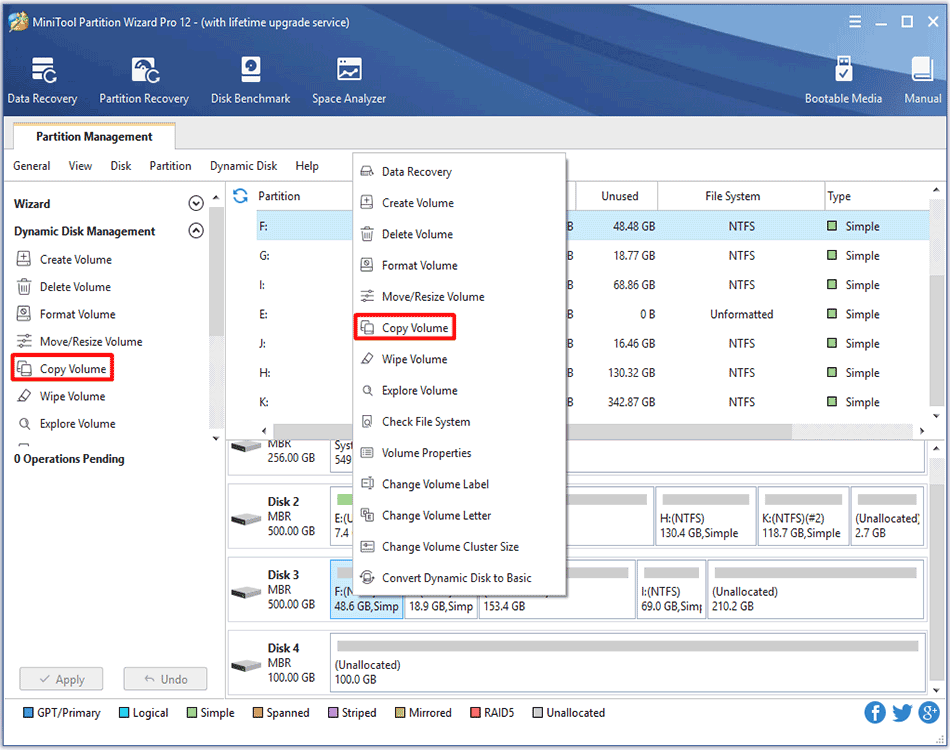 How to Copy Volume