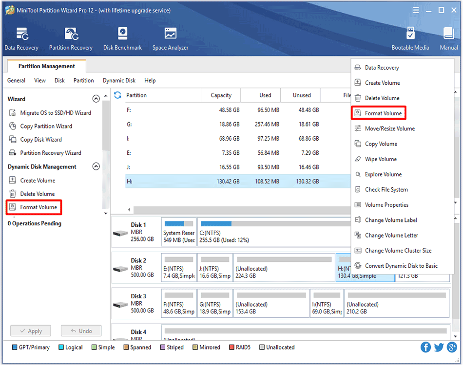 How to Format Volume