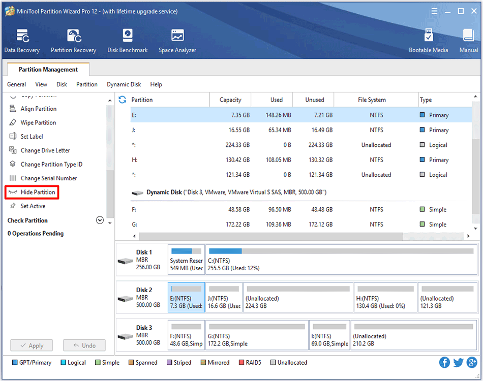 How to Hide/Unhide Partition