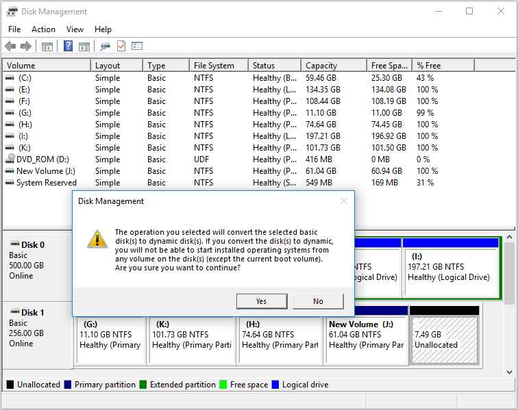 How to Set Partition as Logical