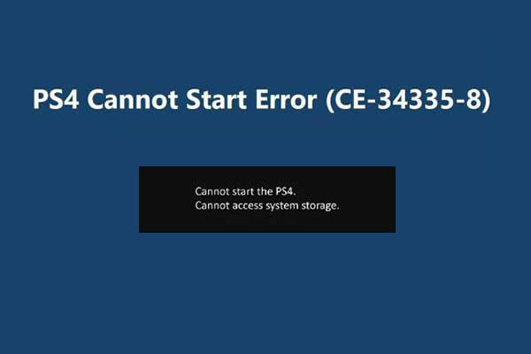 PS4 Cannot Access System Storage? Available Fixes Are Here!