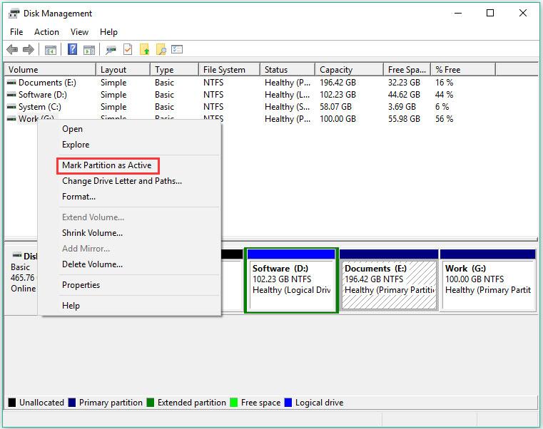 How to Mark Partition as Active or Inactive in Windows