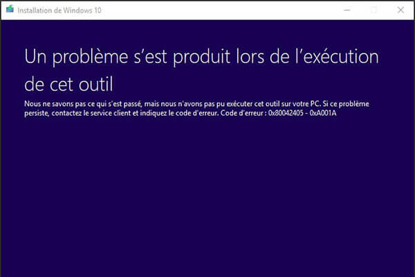 Les 7 meilleures méthodes pour corriger l’erreur 0x80042405 – 0xa001a de l’outil de création de support