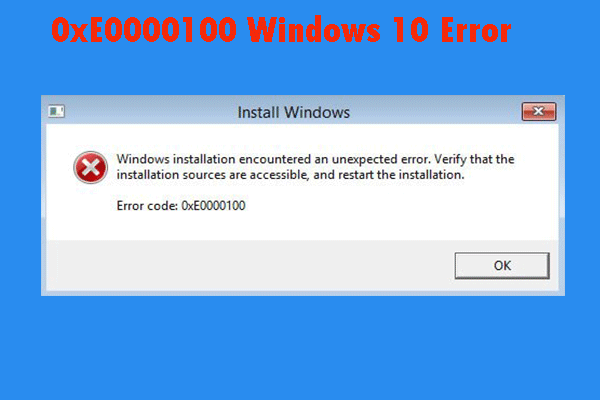 4 Useful Methods for You to Solve 0xE0000100 Windows 10 Error