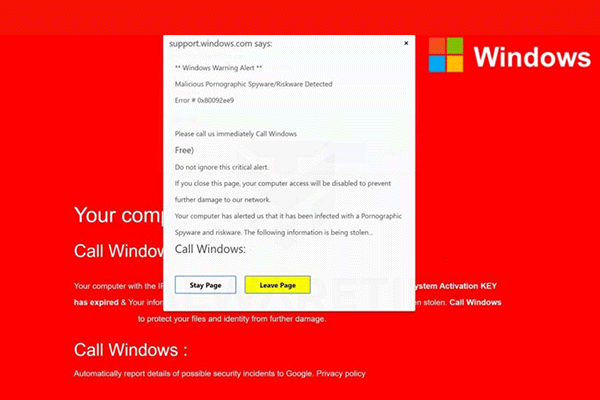 Try to Remove “Windows Security Alert” Pop-up? Read This Post