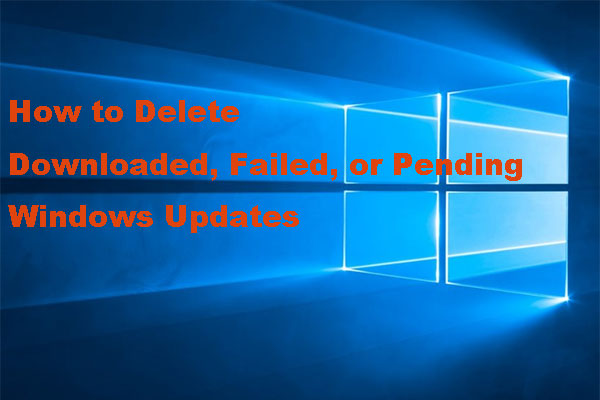 How to Delete Windows Update Files? Things You Can Do