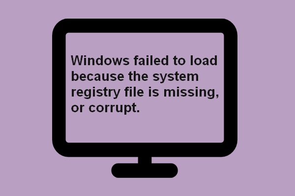 How To Fix The System Registry File Is Missing Or Corrupt Error