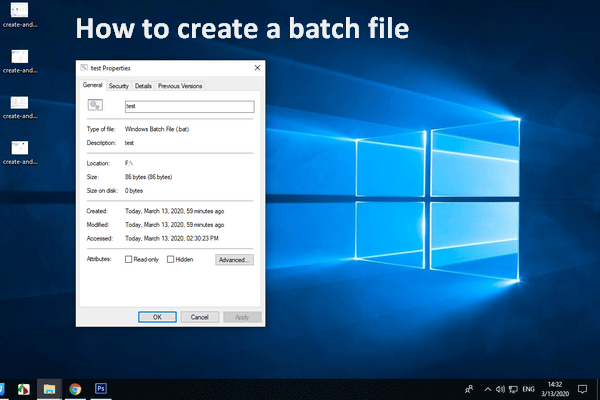 How To Create & Run A Batch File On Windows 10