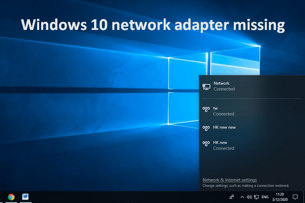 Top 9 Ways To Solve Windows 10 Network Adapter Missing