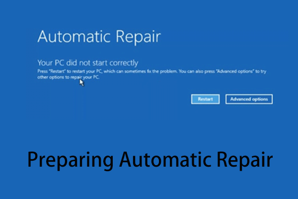 RESUELTO: Portátil bloqueado preparando reparación automática durante el arranque