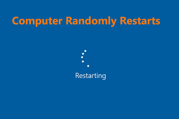Comment corriger L’ordinateur redémarre aléatoirement? (Focus sur la récupération de fichiers)
