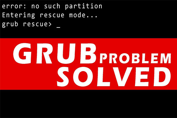 [SOLUCIONADO] – Error No such partition Grub rescue en Windows 10