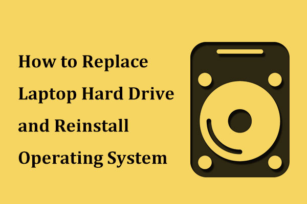 How to Replace Laptop Hard Drive and Reinstall Operating System?