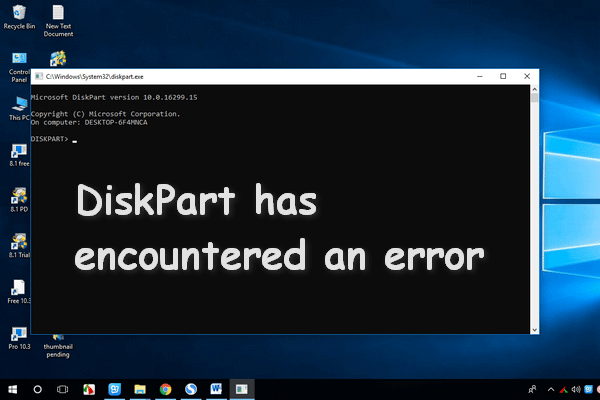 Cómo solucionar DiskPart ha encontrado un error – Solucionado