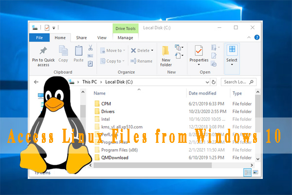 Comment accéder aux fichiers Linux depuis Windows 10 [Guide complet]