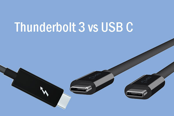 Thunderbolt 3 vs USB C: une apparence identique mais de grandes différences