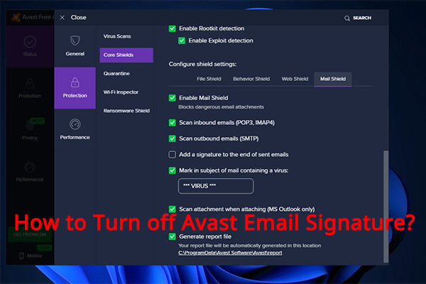 Avast Email Signature | How to Turn off Avast Email Signature?