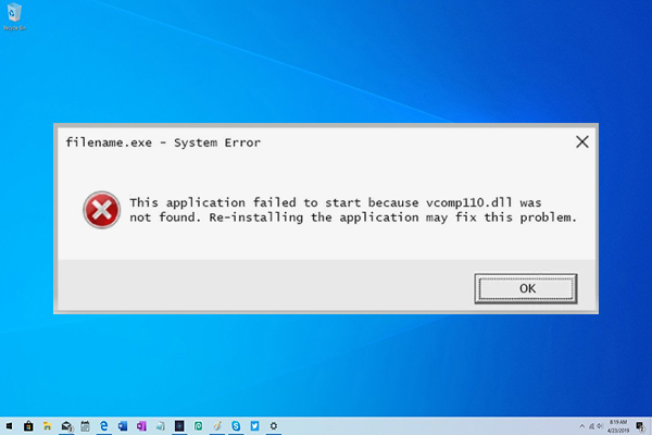 8 solutions à l’erreur Vcomp110.dll est manquant ou introuvable