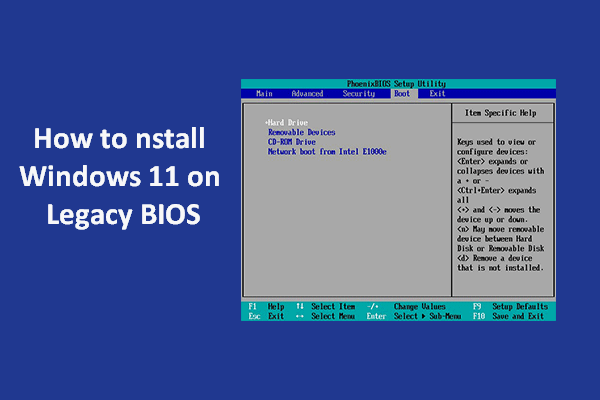 How To Install Windows 11 In Legacy BIOS Mode On Your PC