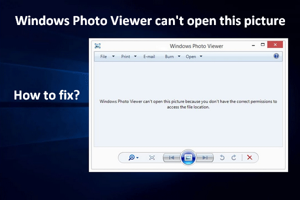 [Solucionado] Error el visualizador de fotos de Windows no puede abrir esta imagen