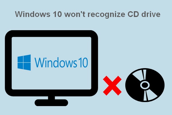 Windows 10 ne peut reconnaître le lecteur de CD: problème résolu