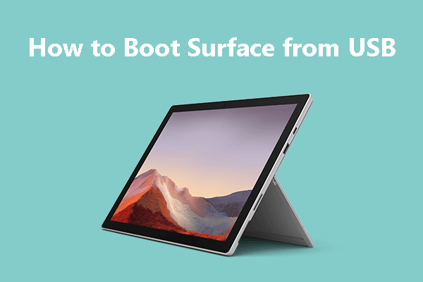 How to Boot Surface from USB [For All Models]