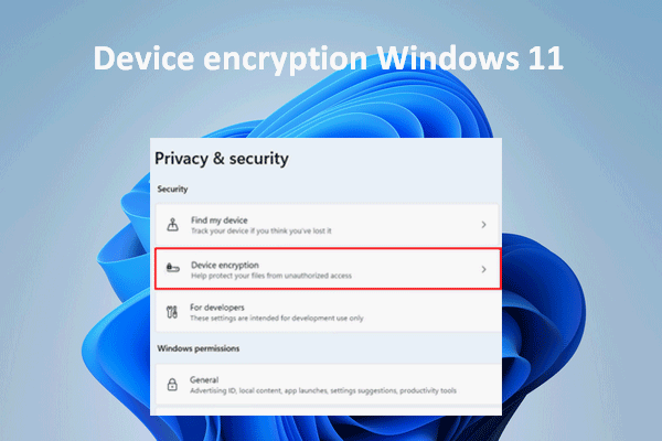 What Is Device Encryption On Windows 11? How To Turn On & Use It