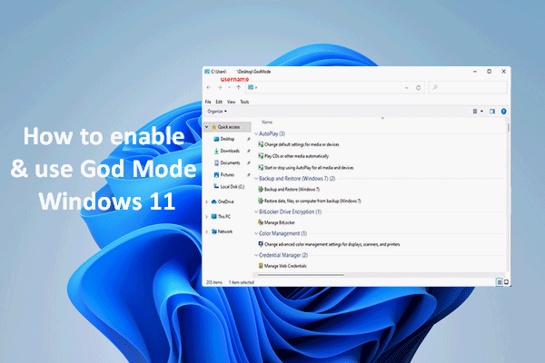 Tips On How To Enable And Use God Mode In Windows 11