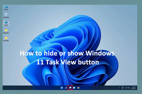 How To Show/Hide Task View Button On Windows 11 Taskbar