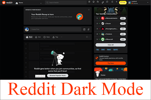 How to Turn on Reddit Dark Mode on New/Old Reddit & Mobile App?