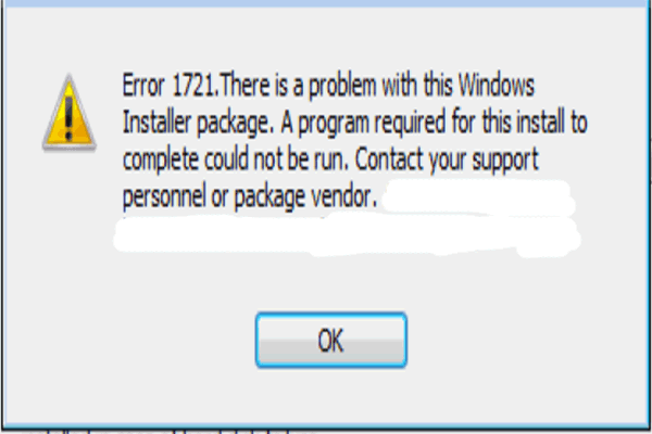 [3+ Ways] How to Fix Error 1721 Installer Problem Windows 10/11?