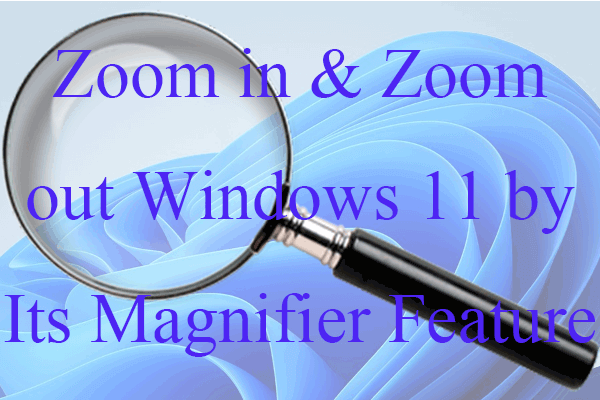 [Guide] How to Zoom in and Zoom out Screen in Windows 11?