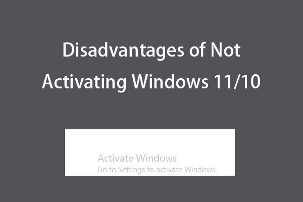 All Disadvantages of Not Activating Windows 11/10 on Your PC