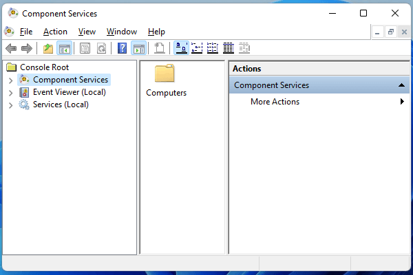 How to Open Component Services Administrative Tool Windows 10/11?