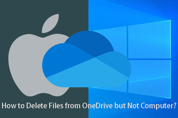 [CORRIGÉ] Comment puis-je supprimer des fichiers de OneDrive mais pas de l’ordinateur?