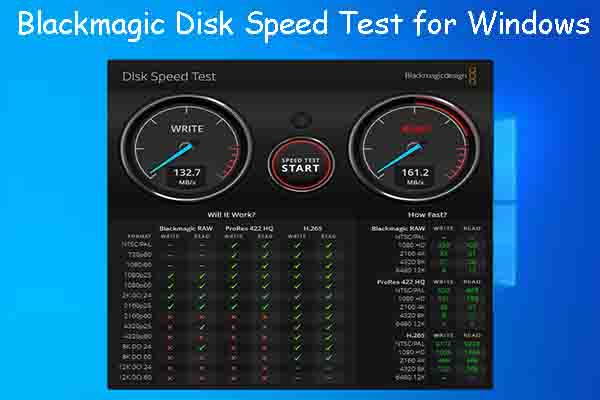 [Guide]: Blackmagic Disk Speed Test Windows & Its 5 Alternatives