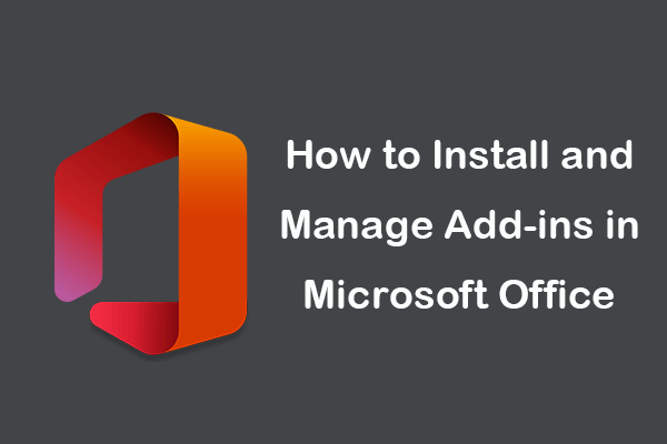 How to Download, Install, Manage Add-ins in Microsoft Office