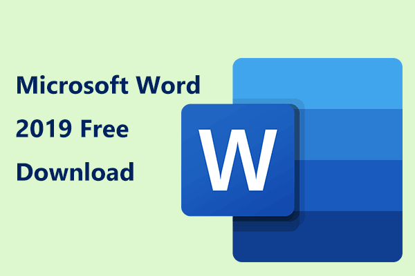 Microsoft Word 2019 Free Download for Windows 10 64-Bit/32-Bit