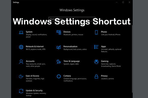 How to Create Desktop Shortcut for Settings in Windows 10/11