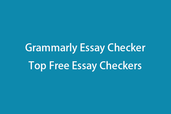 Grammarly Essay Checker | Top Free Essay Checkers/Correctors