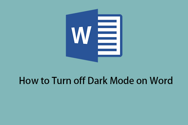 Guide - How to Turn off Dark Mode on Word (Windows and Mac)