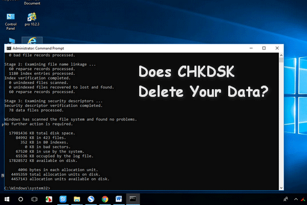 ¿CHKDSK borra tus datos? Recuperar datos después de CHKDSK de dos maneras distintas