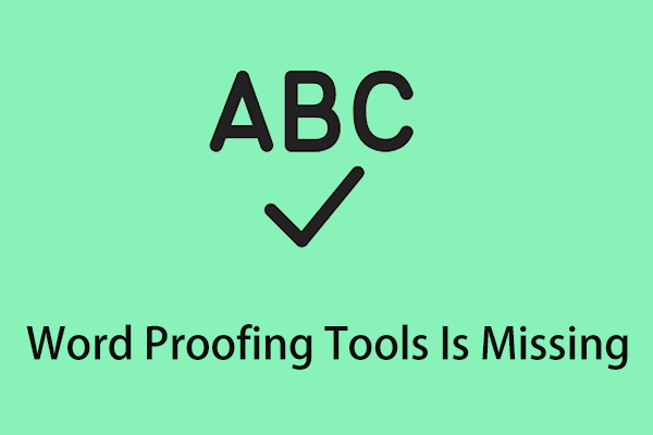 5 Ways to Fix Word Proofing Tools Is Missing Issue