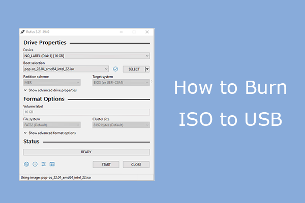 How to Burn ISO to USB Easily [Just A Few Clicks]