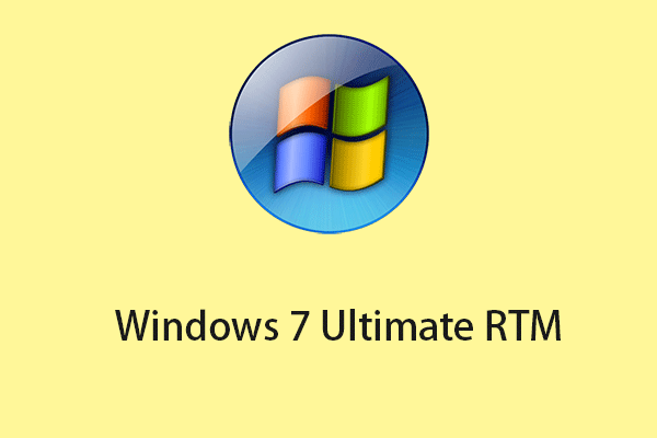 Download Windows 7 Ultimate RTM ISO Image File for Your PC